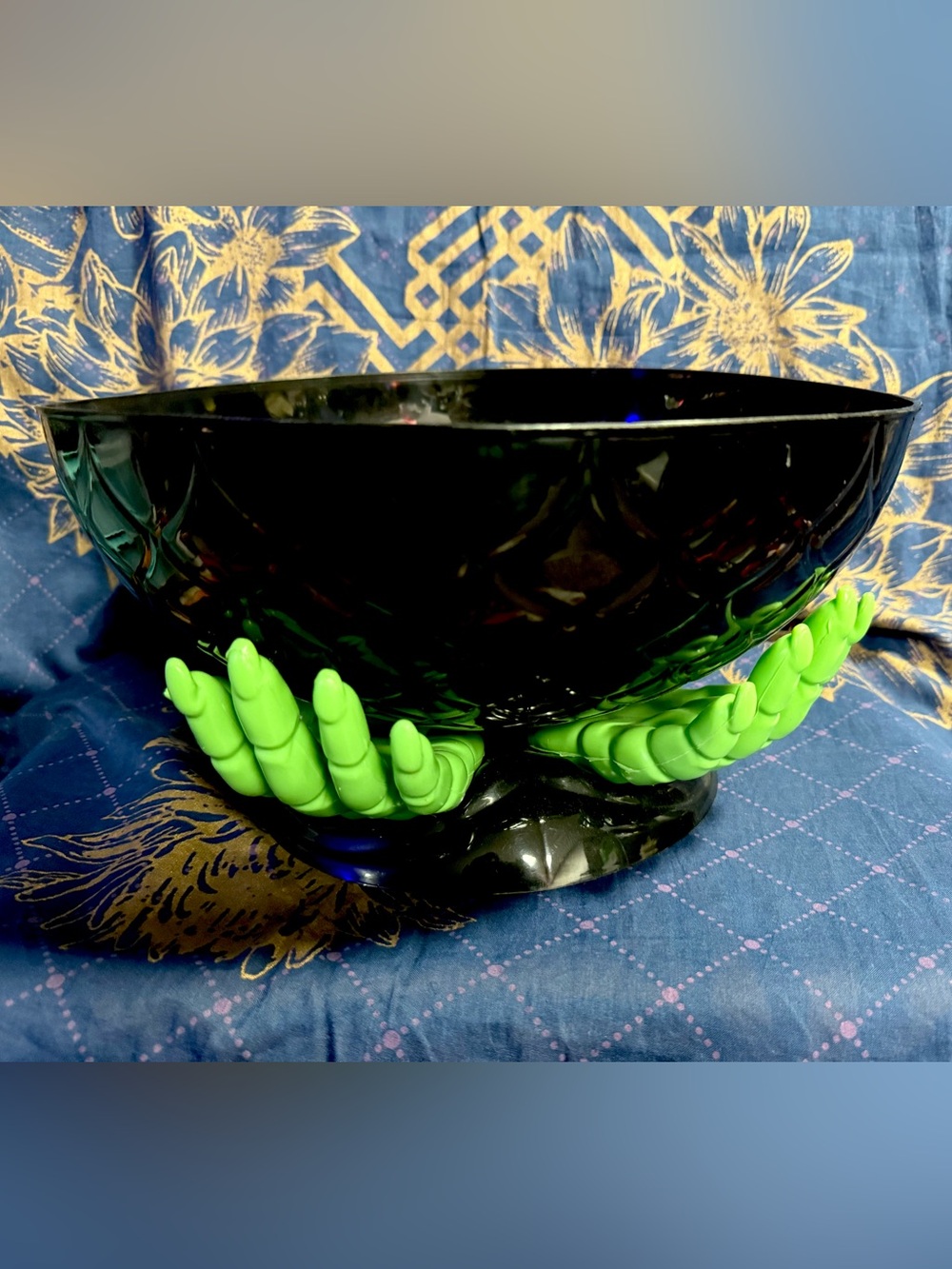 Skeleton Hands Plastic Halloween Candy Bowl